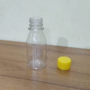 100ml Empty Plastic Bottle with Yellow Can.jpg