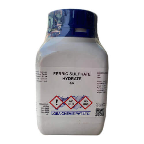 Ferric Sulfate Hydrate 500gm AR Grade Loba India.jpg