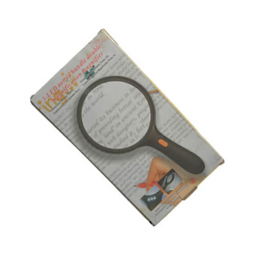 Magnifying Glass 150mm Double Magnification Magnifier with 3 LED Light in Box.jpg