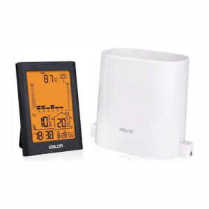 Wireless Rain Gauge with Orange Backlight