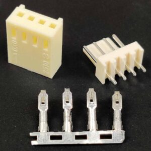 4 Pin Male Female Connector White