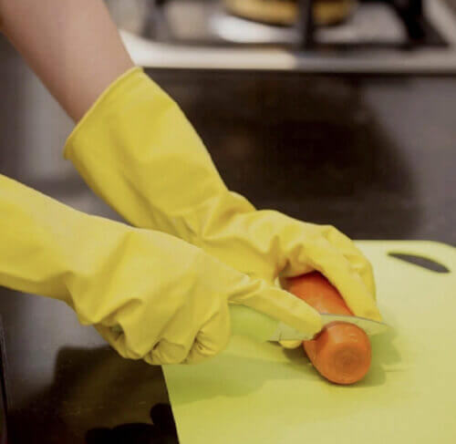 Safety Hand Gloves Yellow