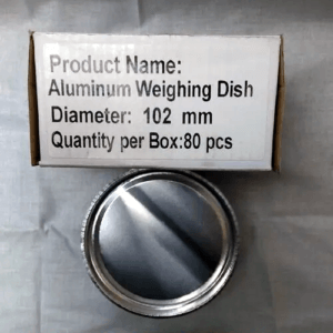 Aluminum Weighing Dish 102mm Box