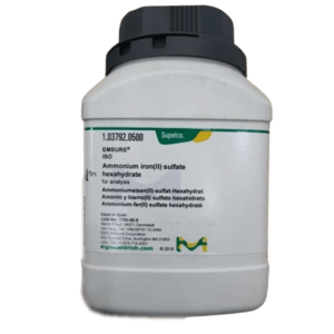 Ammonium ironII sulfate hexahydrate 500gm Merck