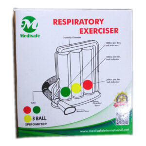 Spirometer 3 Ball Respiratory Exerciser in Box