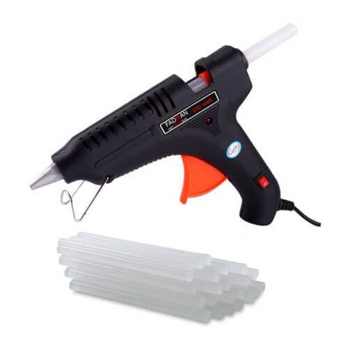 100W Hot Melt Glue Gun with 10 Pcs 11 Inch Glue Stick