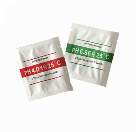 2 Pcs pH Buffer Solution Powder for calibration of pH meter (pH 4.01 + pH 6.86)