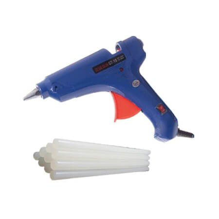 20W Hot Melt Glue Gun with 10 Pcs 10 Inch Glue Stick
