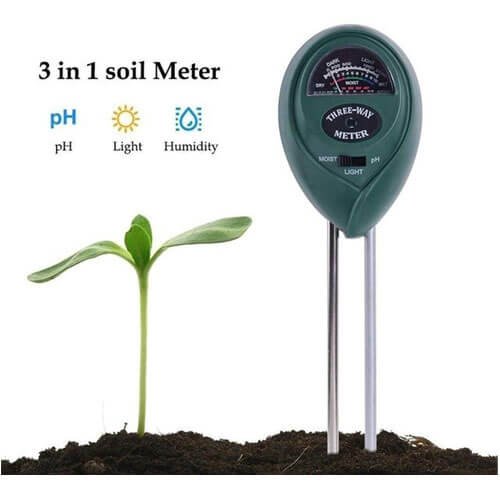 3 in 1 Plant Flowers Soil pH Tester