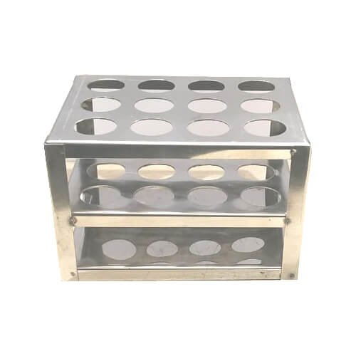 Steel 12 Hole Test Tube Rack