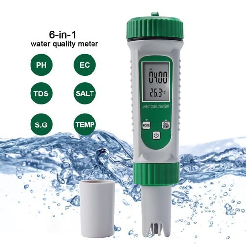 6 in 1 Multi-Parameter Water pH