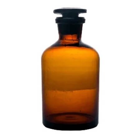 Amber Glass Bottle 1000mL Narrow Mouth by Labtex