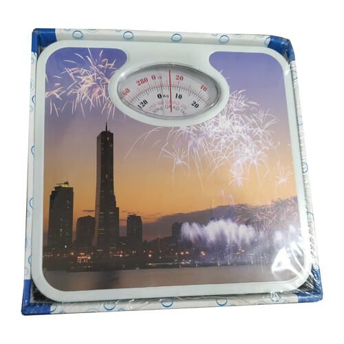 Analog Family Bathroom Scale 130Kg Colorful Personal Scale