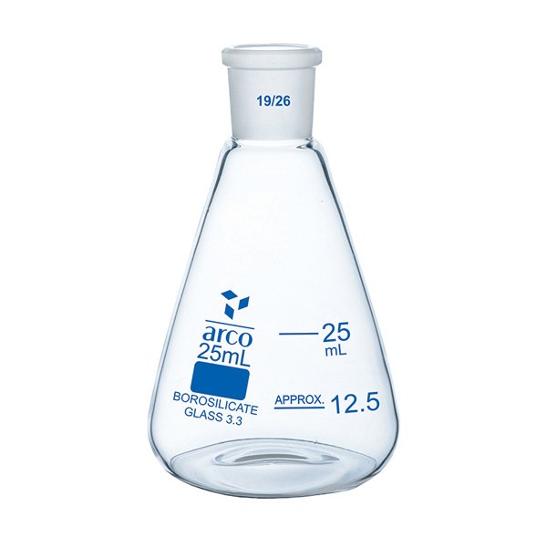 Arco Conical Flask 25mL with Socket Neck
