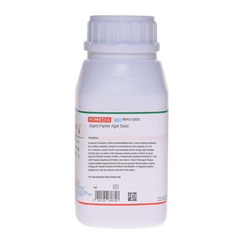 Baird Parker Agar Base 500gm Himedia