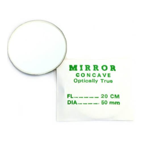 Concave Optical Mirror 50 mm for Optical Experiments