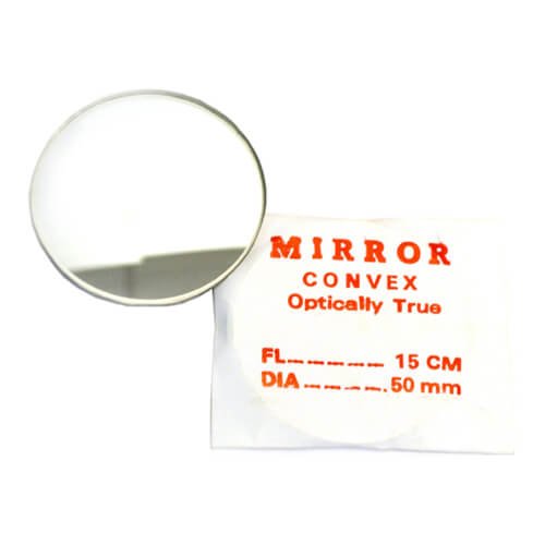 Convex Optical Mirror 50 mm for Optical Experiments