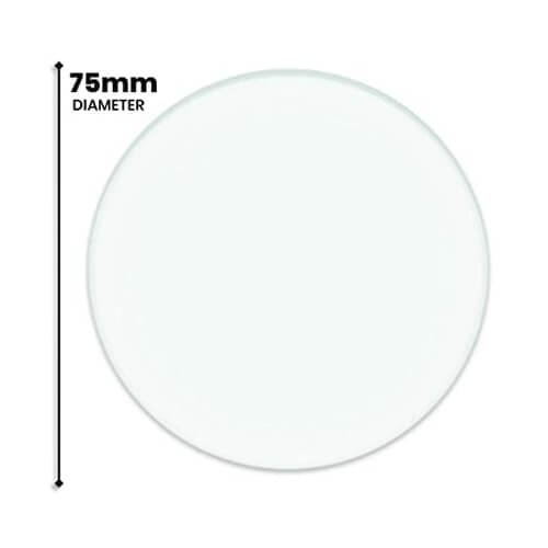 Double Convex Optical Lens 75 mm