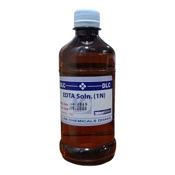 EDTA Solution 1N 500mL Lab Reagent