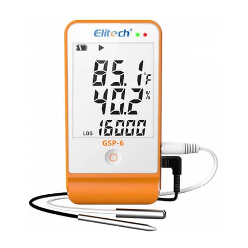 Elitech Temperature and Humidity Data Logger GSP-6
