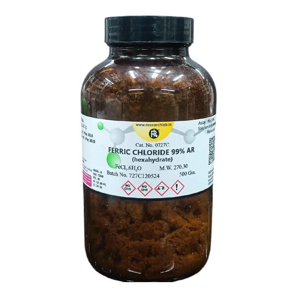 Ferric Chloride Hexahydrate AR 99% 500g RL