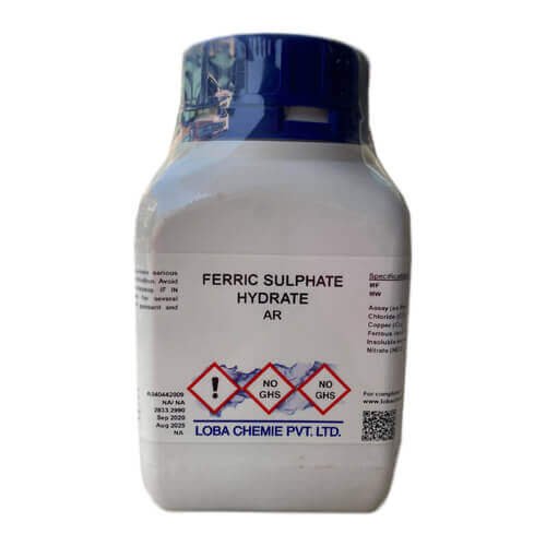 Ferric Sulfate Hydrate 500gm AR Grade Loba-India
