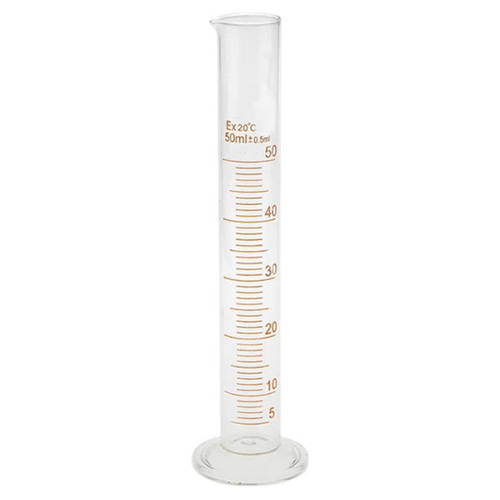 Glass Measuring Cylinder 50ml Graduated Cylinder