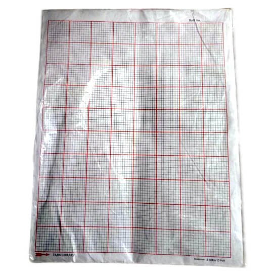 Graph Paper 10 inch x 8 inch 5 Pcs