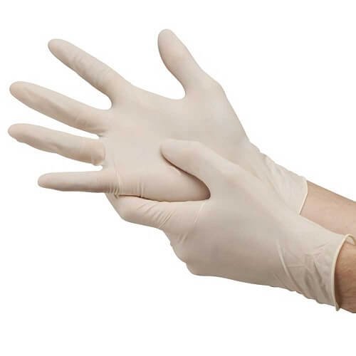 Hand Gloves White 5 Pair