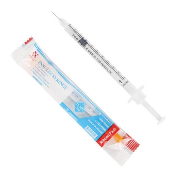 Insulin Syringe 1mL 31G 100 Pcs