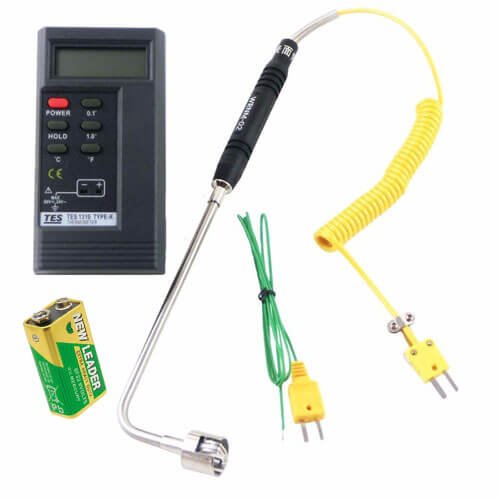 K-Type Digital Thermometer TES-1310 with Thermocouple