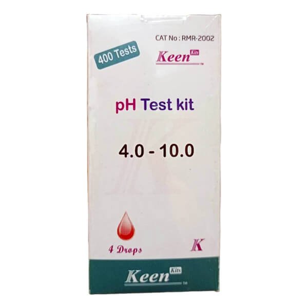 Keen pH Test Kit 400 Tests pH 4.0-10.0