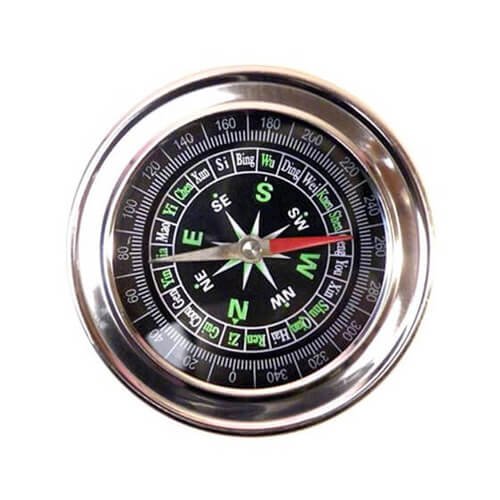 Small Magnetic Compass 50mm Full SS Travel Compass