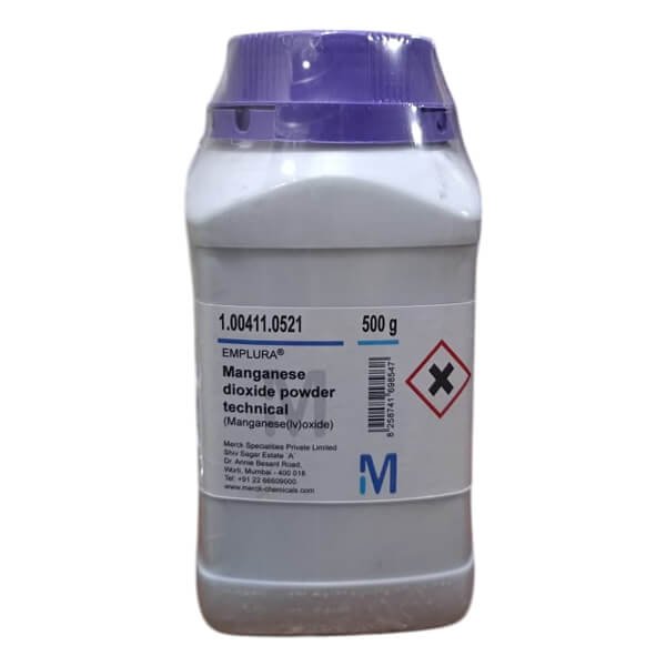 Manganese Dioxide Powder 500g Merck India