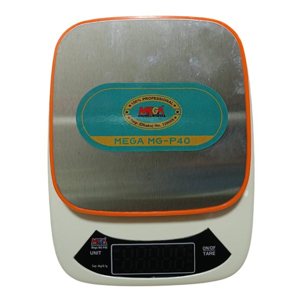 Mega 3Kg Digital Scale MG-P40 for Lab and Kitchen