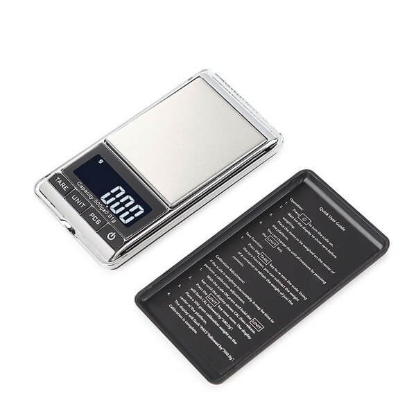 Mini Precision Pocket Scale 0.1g to 1000g with Counting