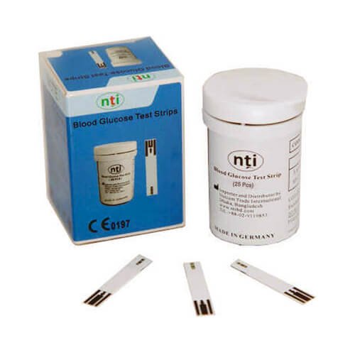 NTI Blood Glucose Test Strips 25 Pcs