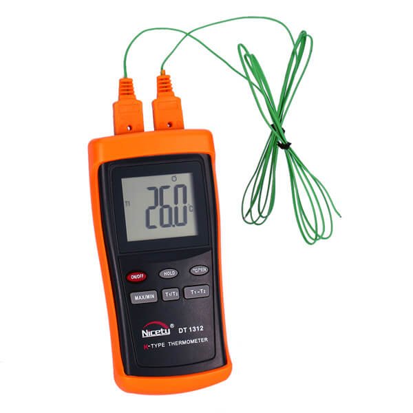 Nicety K Type Thermometer DT1312 Dual Channel