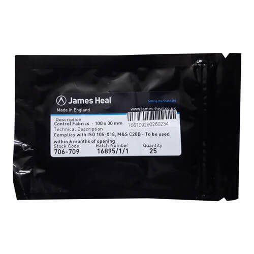 James Heal Control Fabrics 100 x 30 mm