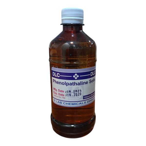 Phenolphthalein Solution 500mL RLP