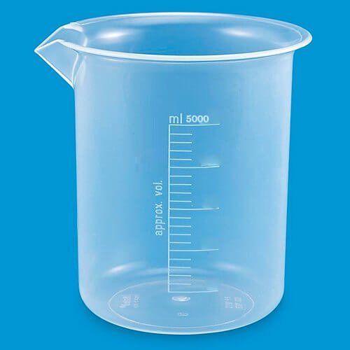 PolyLab Plastic Beaker 5000 mL