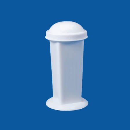 Polylab Coplin Jar White Euro Design