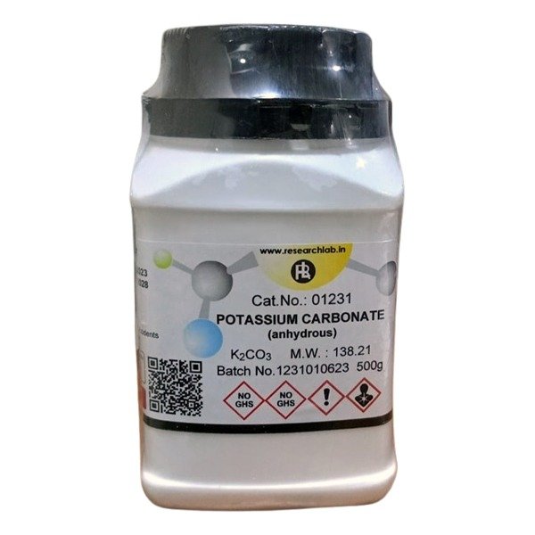 Potassium Carbonate Anhydrous 500gm ResearchLab