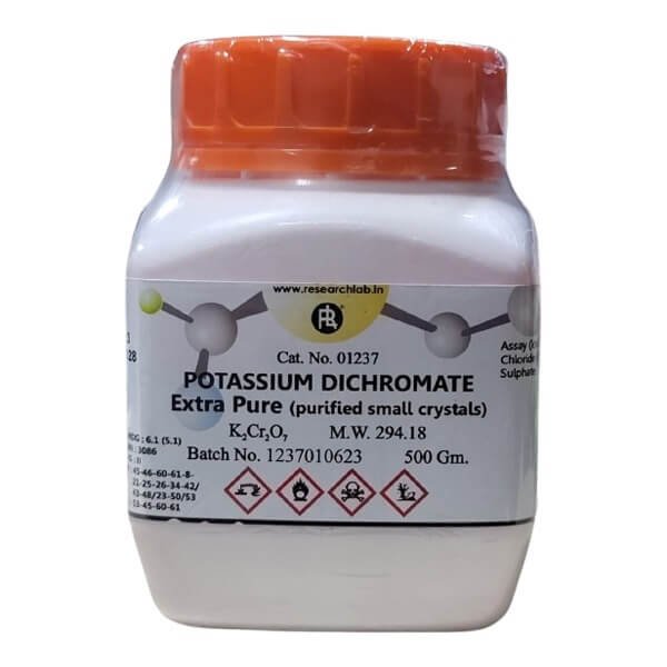 Potassium Dichromate 500g Extra Pure RL
