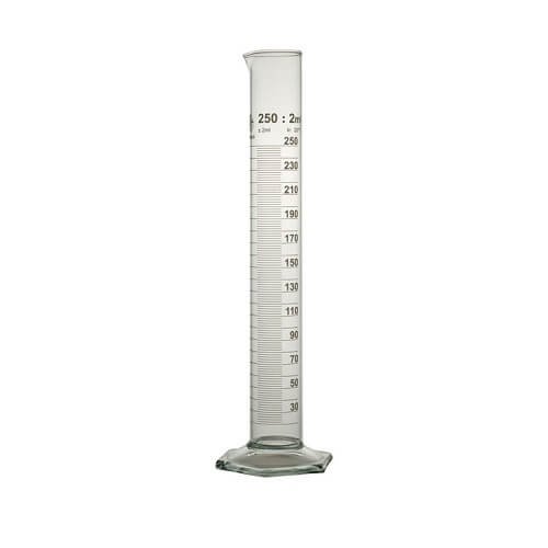 Pyrex Measuring Cylinder 250 ml in Labtex