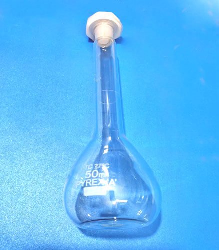 Pyrex Volumetric Flask 50 ml