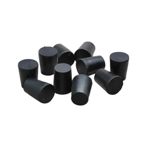 2Pcs Rubber Test Tube Cork 15mm Dia