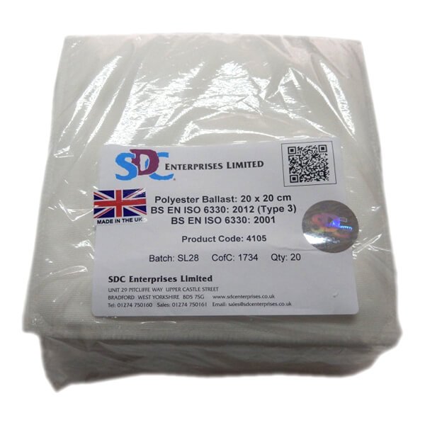 SDC Polyester Ballast 20x20cm 20 Pcs Pack