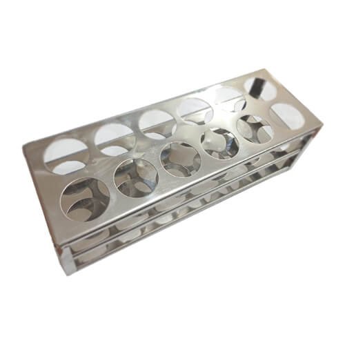 Steel 12 Hole 30mm Test Tube Rack