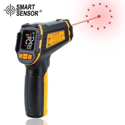 Smart Sensor Infrared Thermometer ST390+ Temperature Gun